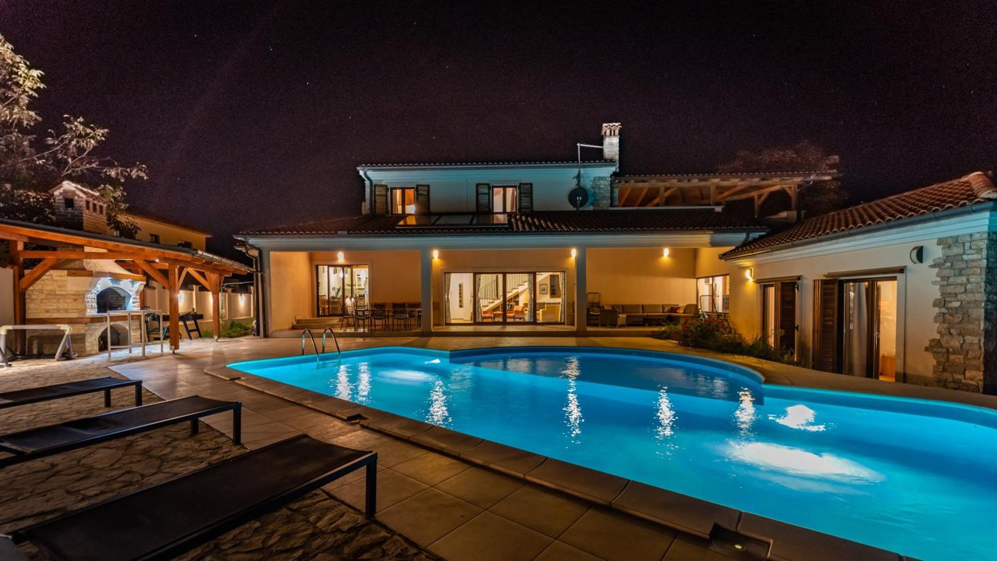 Villa Arton Heated Swimming-Pool Žminj Exterior foto