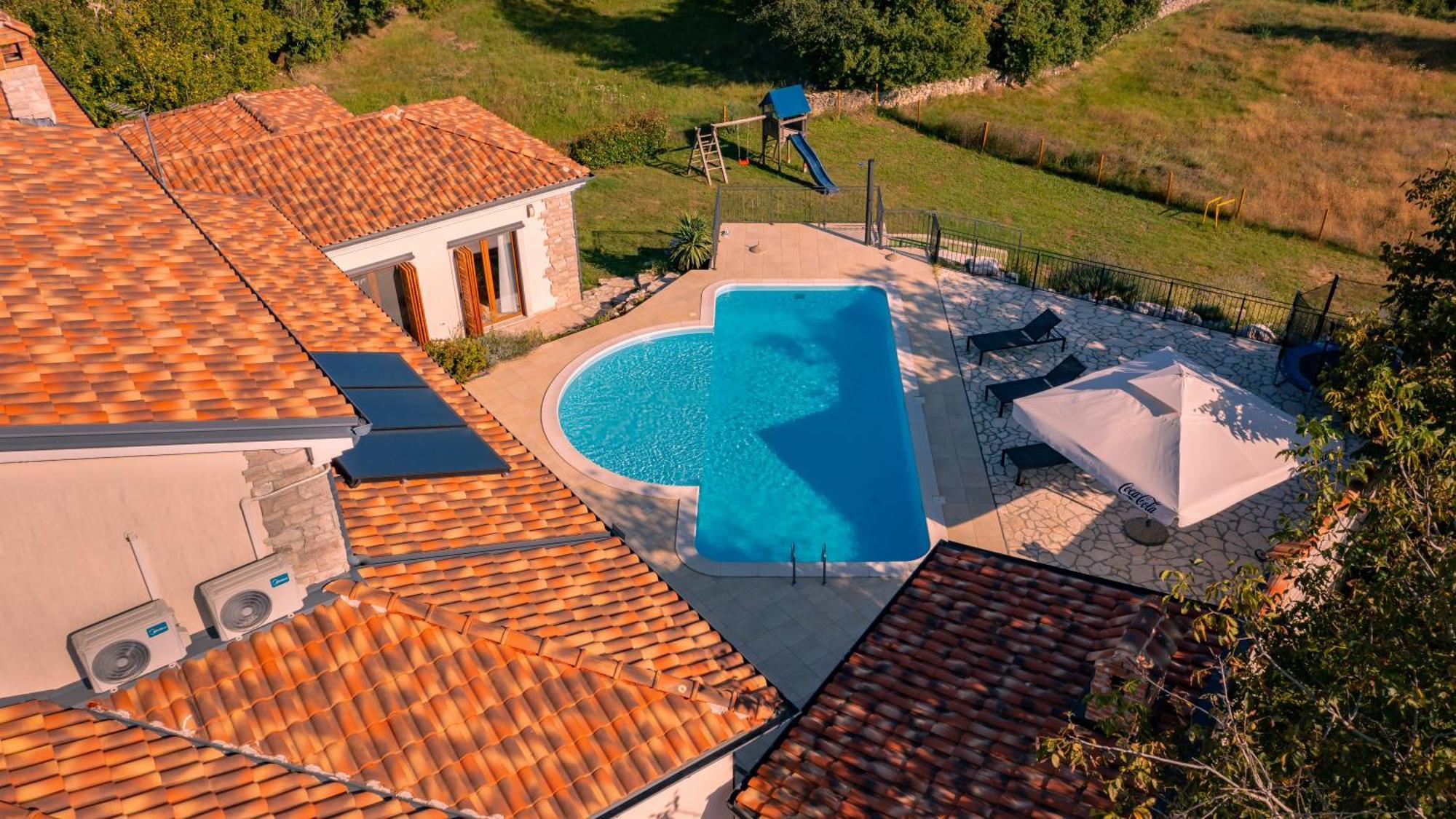Villa Arton Heated Swimming-Pool Žminj Exterior foto